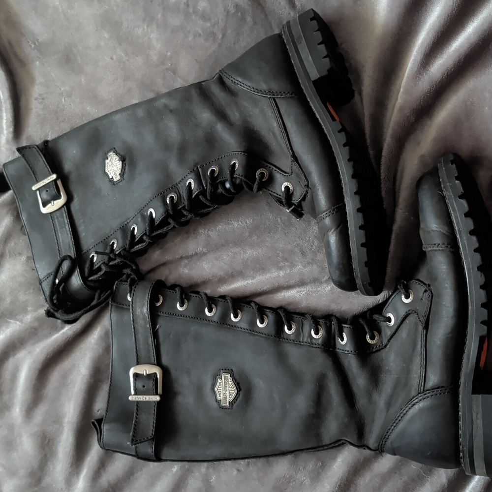 Harley Davidson leather boots
